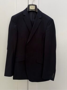 Men's Navy Suit Jacket and Pants